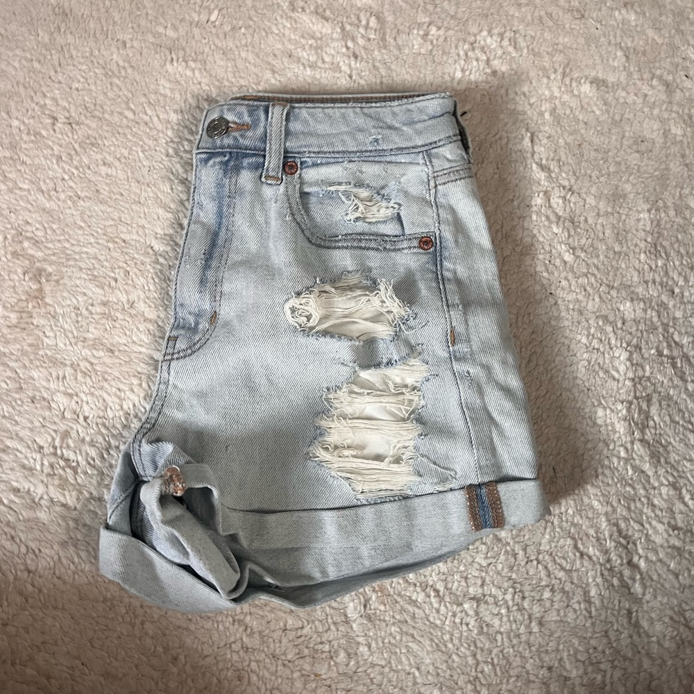 american eagle mom shorts